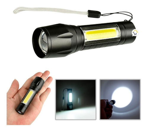 Mini Linterna Led Recargable Luz Zoom Largo Alcance 511