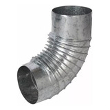 Codo De Chapa Galvanizada 3 Pulgadas Ventilacion Zingueria