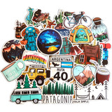 Stickers Viaje Argentina Patagonia Montaña Viajes - Pack X24