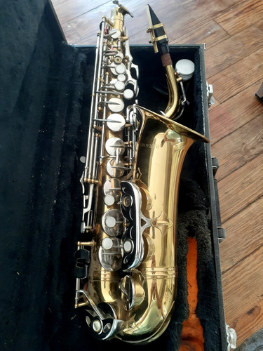 Saxo Alto Hideshi C/boquilla Yamaha Y Estuche Rígido 