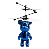 Mini Dron Volador De Oso Led Juguete Helicóptero Para Niños