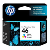 Cartucho Hp 46 Tricolor Impresora Deskjet Ink 2529 4729 5739