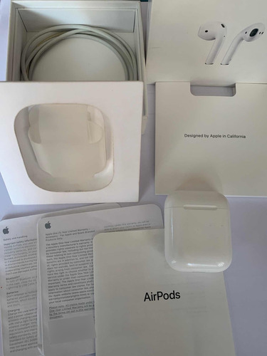 AirPods 2a Generación Apple 100% Originales A1602 Con Caja.