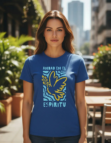 Playera Cristiana Andad Espíritu Dama - Apostólika | Meses sin interés