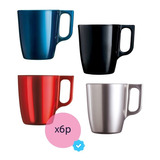 Taza Jarro Mug 250 Cc Flashy Colours Breakfast X6