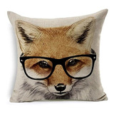 The Lovely Animal La Moda Fox Manta Funda De Almohada Funda