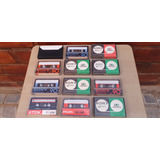 Lote De 12 Cintas De Audio Cassette Vintage Tipo 1 Normal