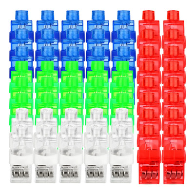 40 Anillos Laser Led Multicolor Fiesta Neon Carnaval Boda
