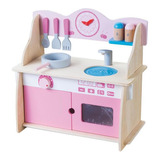 Set Infantil Con Horno, Fregadero Y Utensilios De Cocina. [u