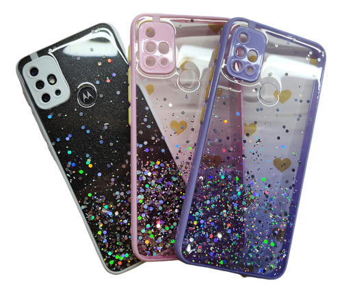 Fundas Con Brillos Para Motorola G22 G32 G41 G42 G52 G72 G82