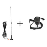 Kit Microfono Baofeng + Antena Para Automovil