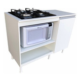 Balcão Para Cooktop 100%mdf  Micro/forno/fruteira P/ Cozinha