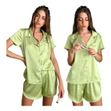 Pijama De Seda Mujer Verano Selene