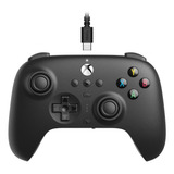 Controle 8bitdo Ultimate Com Fio Hall Effect Xbox One S/x Pc Cor Preto