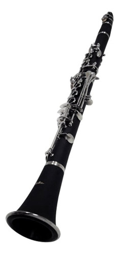 Clarinete Shelter Bb Sib 17 Chaves Abs Profissional Com Case