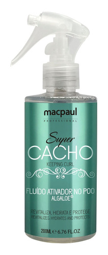 Macpaul Super Cacho Fluido Ativador No Poo 200ml