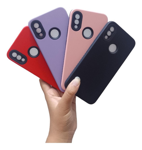 Funda Soft Alto Impacto Para Redmi Note 7 + Vidrio