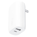 Cargador Belkin Dual 32w  Usb-c + Usb-a