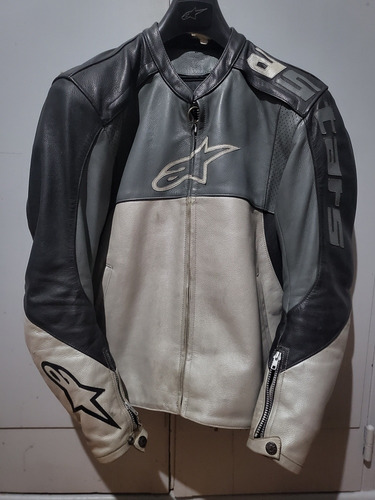 Campera Moto Alpinestars Cuero Original Talle 54