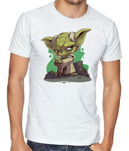 Camiseta Luxo Yoda Star Wars Jedi Guerra Nas Estrelas Serie