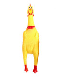 Juguete Sonoro Forma D Pollo Para Perro Chillon Mascota 31cm