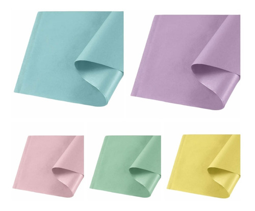 Papel Seda Carpel Barrilete Color Pastel X50 U