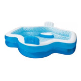 Alberca Inflable  Familiar 3m 2 Respaldos Summer Waves