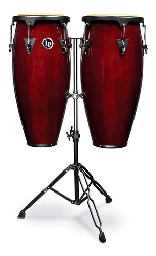 Conga Serie Lp Aspire Con Soporte Lpa646-dw Latin Percussion