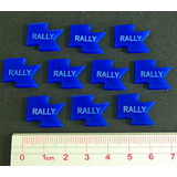 Accesorio Para Juego - Fichas De Rally, Azul (10)