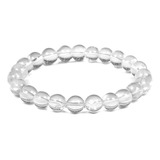 Pulsera Piedra Cuarzo Cristal 8mm Iconic Store