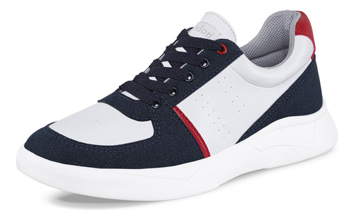 Tenis Titanio Blanco-azul Para Hombre Croydon