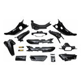 Kit De Plasticos Completo Gilera C110 Negro Mtc