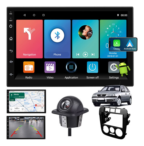 Estereo Pantalla Android Gps Igo Wifi 2g 32g Vw G4 Gol Cjf