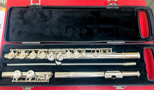 Flauta Transversal Yamaha Yfl-22s (prata) - Raridade