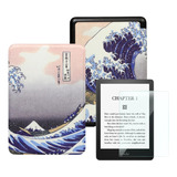 Case Magnética Para Kindle 2022 C2v2l3 Estampada + Pel Vidro