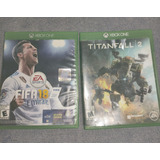 Dos Videojuegos De Xbox One (fifa 18 Y Titanfall 2)