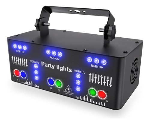 21 Agujeros Rgb Party Dj Disco Beam Patterns Proyector De