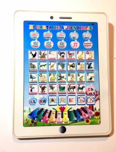 Tablet iPad Tactil Didactica Infantil Niños 100% Nuevo