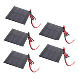 Mini Panel Solar, 5 Unidades, Módulo De Placa De Batería, 30