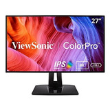Monitor Ips 27''  Viewsonic Vp2768a-4k Color Negro Con