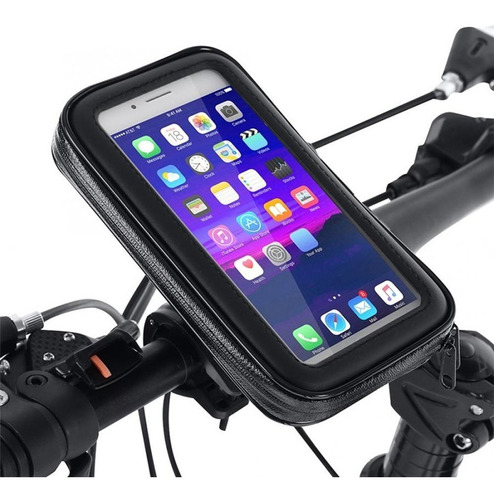 Suporte Capa Celular Prova Água Moto Bike Bicicleta Motoboy