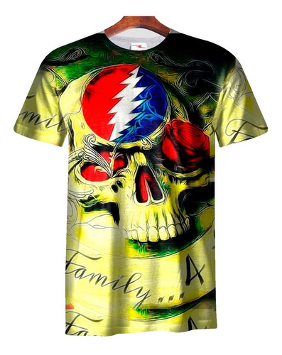 Remera Sublimada Grateful Dead Ranwey Cs114