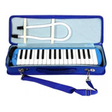 Melodica Piano Knight Jb32a-2 Azul De 32 Notas + Estuche