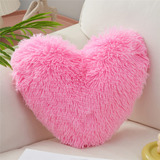 Moowoo Almohada Rosa Para Nina, Almohada De Corazon Esponjos