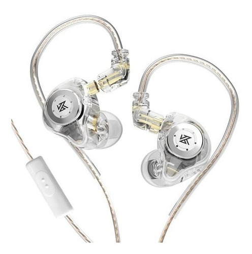 Auriculares In Ear Kz Edx Pro Cable Ofc Con Microfono $