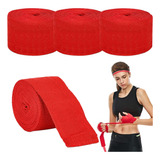 Vendas De Box Elásticas Para Mamá Muay Thai 5m 4pzs (rojo)