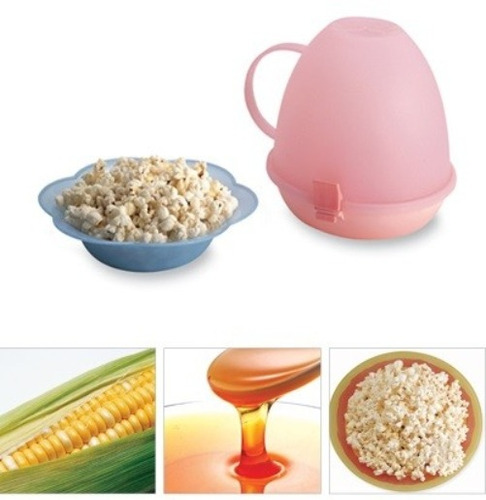 Crispetera Para Microondas Ball Maker Microwave Rosado