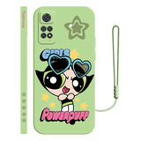 Funda De Silicona Para Xiaomi De Powerpuff Girl  + Correas