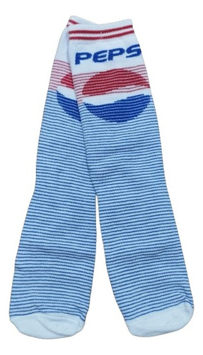 Medias 3/4 Largas Pepsi Bebida Gaseosa Refresco Logo Unisex