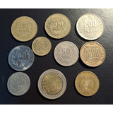 Colombia Lote X 10 Monedas Incluye 5 Pesos 1990. Usadas!!!